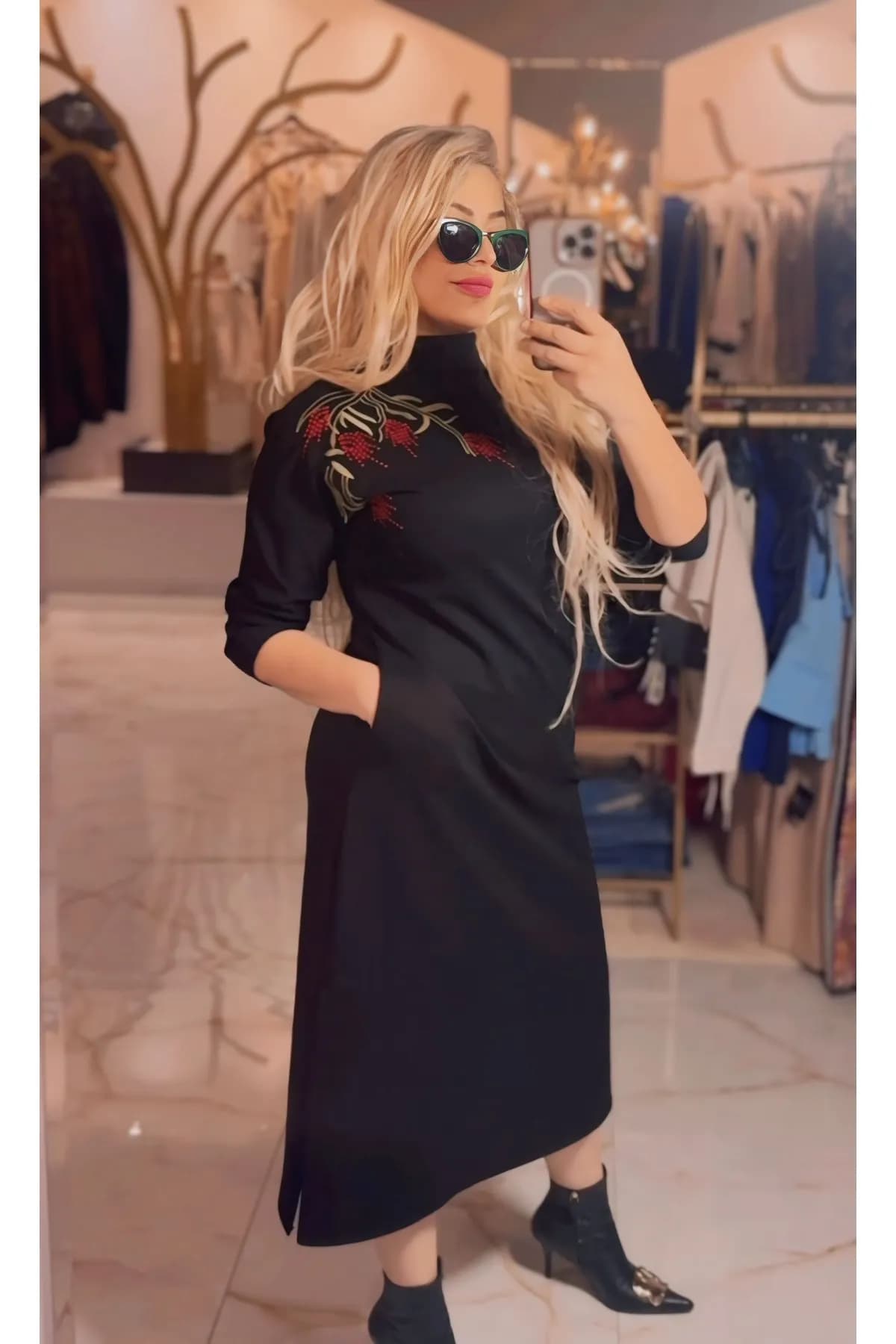 Kadın uzun tesettür elbise — görsel 2