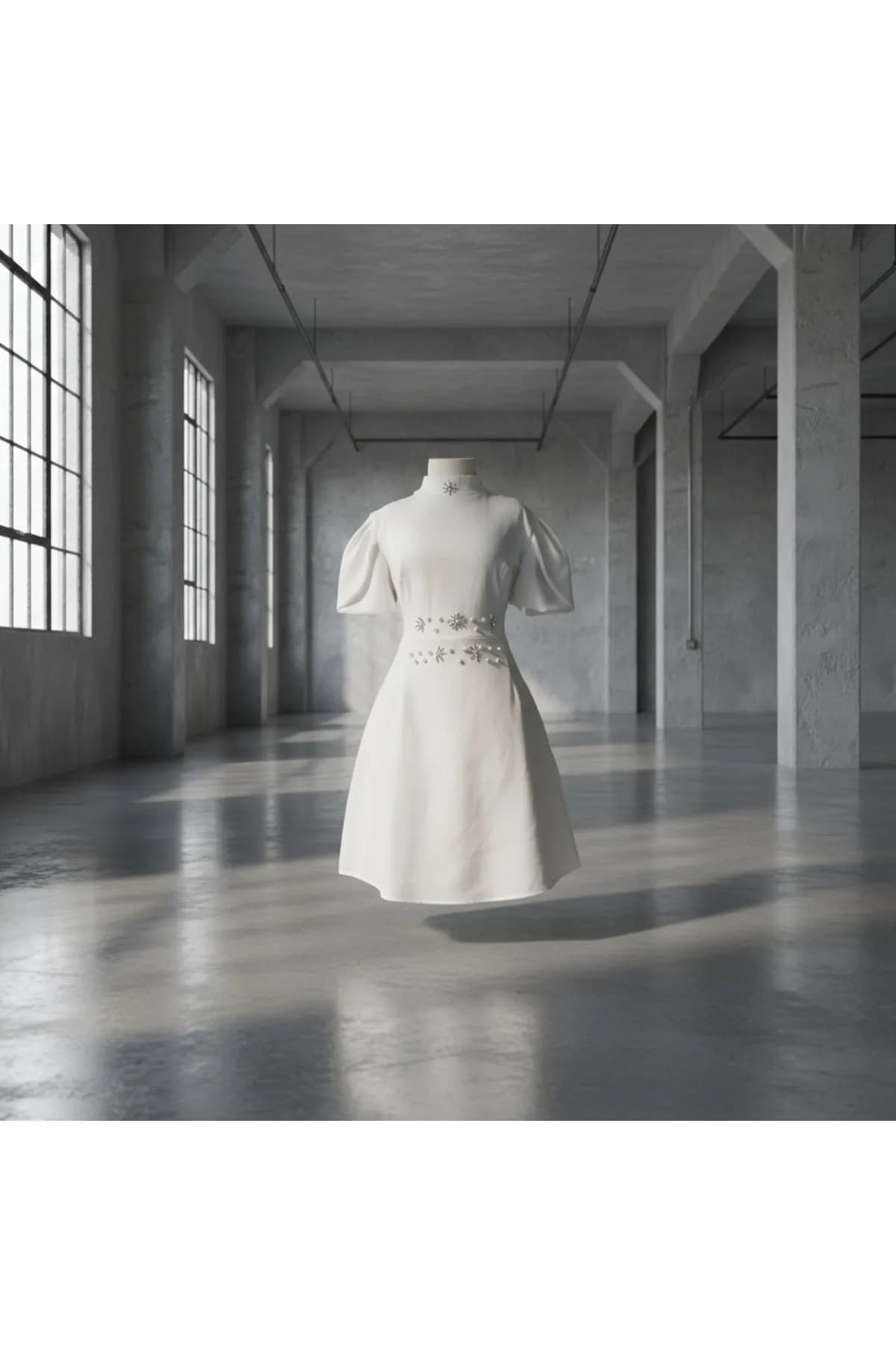 Couture – İnci & Kristal Taş Detaylı Kraliçe Elbisesi — görsel 3