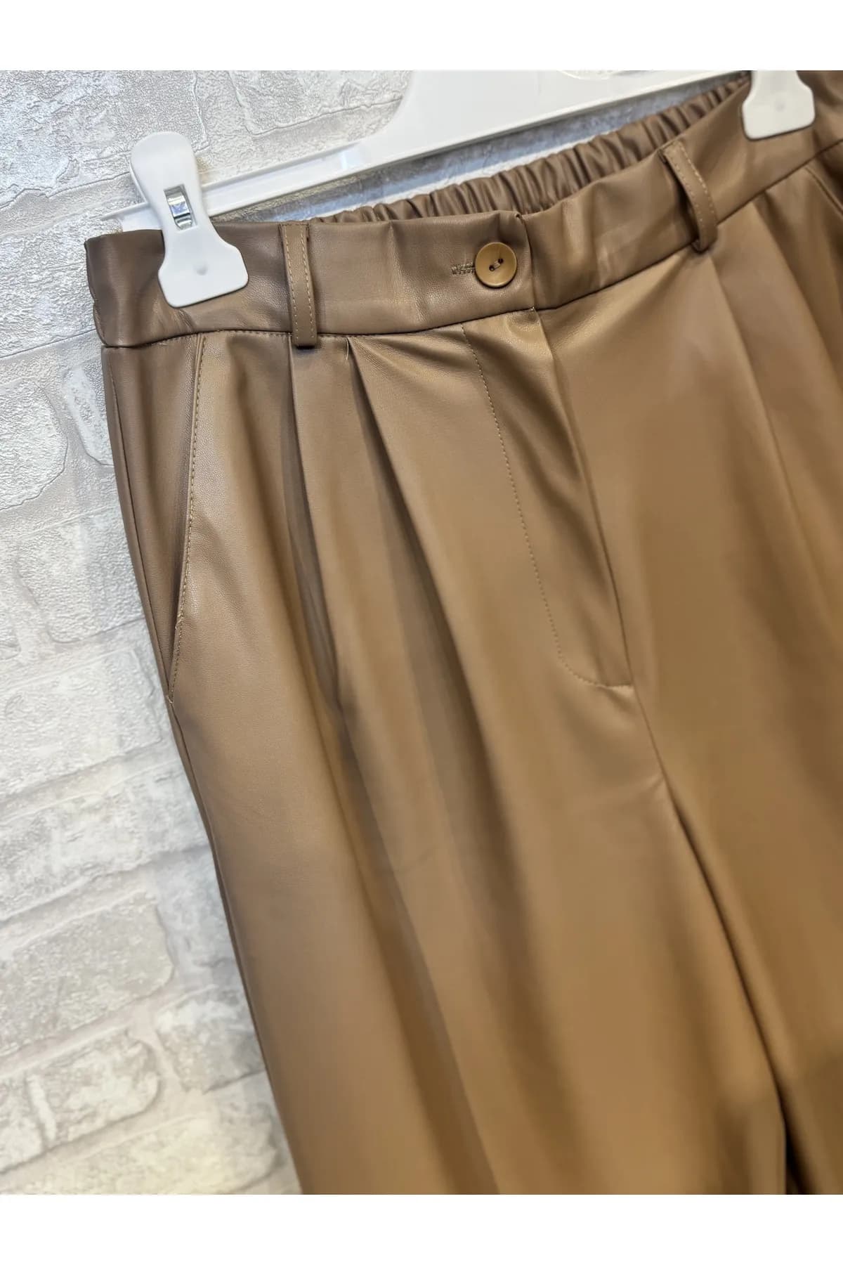 Deri Palazzo pantolon — görsel 2